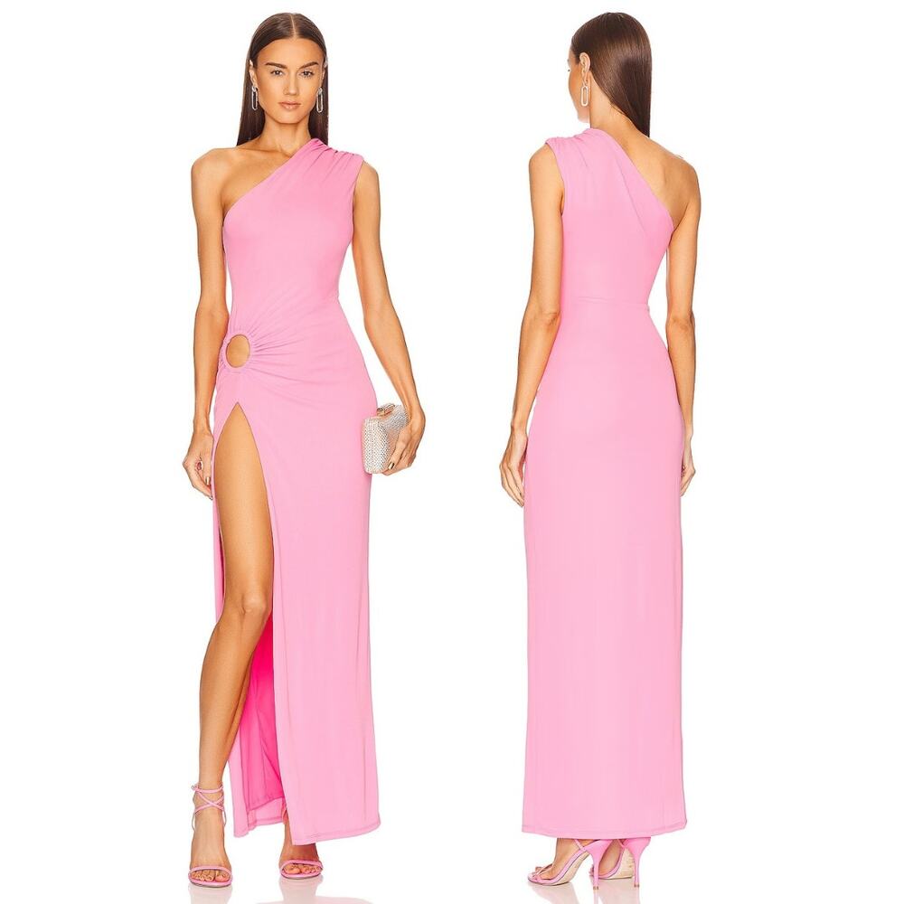 Michael Costello Sofie Gown One Shoulder Formal Party Prom Wedding Guest Hoco S